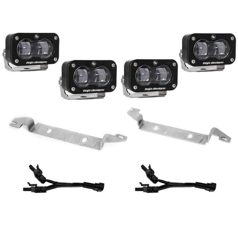 Baja Designs S2 SAE OEM Fog Light Replacement Kit - Clear fits Toyota S2 / 2024-2025 Toyota Tacoma LIMITED