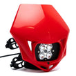 Load image into Gallery viewer, Baja Designs Squadron 2.0 Sport (Spot) - Clear w/MC Race LED Light - Red