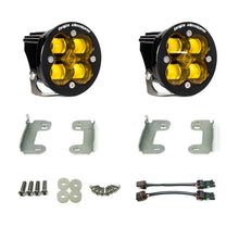 Load image into Gallery viewer, Baja Designs Squadron R SAE Fog Pocket Kit - Amber w/OE Bumper fits 2007-2009 Jeep Wrangler Rubicon