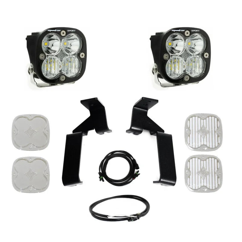 Baja Designs Squadron Sport A-Pillar Kit fits 2021-2025 Ford F-150 RAPTOR (base/37/r) - Main Product View