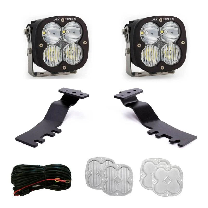 Baja Designs Squadron XL Sport A-Pillar Kit fits 2024-2025 Toyota Tacoma LIMITED - Side View