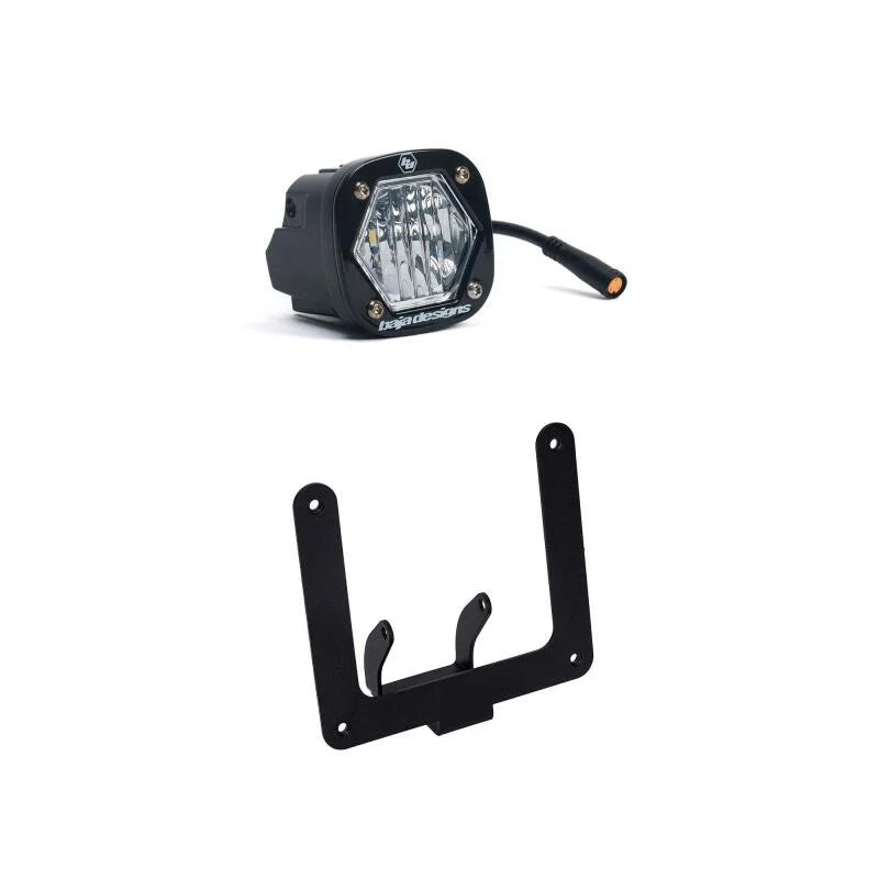 Baja Designs Super73 S1 Headlight Kit - Clear fits SUPER73 S1 - Side View