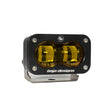 Load image into Gallery viewer, Baja Designs Universal S2 SAE Spot LED (Pair) - Amber - Side View