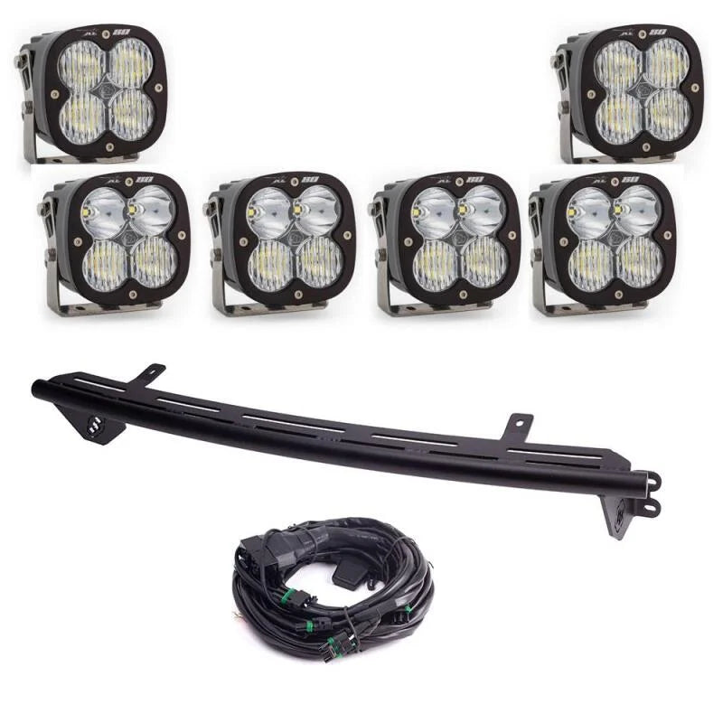Baja Designs XL 80 Bull Bar Light Kit w/ Upfitter fits 2023-2025 Ford F-250 Super Duty / 2023-2025 Ford F-350 Super Duty - Side Vie...