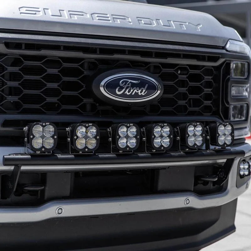Baja Designs XL 80 Bull Bar Light Kit w/ Upfitter fits 2023-2025 Ford F-250 Super Duty / 2023-2025 Ford F-350 Super Duty - Detail Vie...