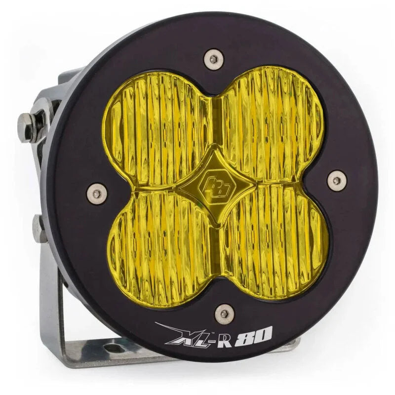 Baja Designs XL R 80 Wide Cornering LED Light Pods - Amber - Main Product View