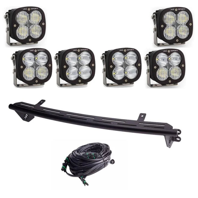 Baja Designs XL Sport Bull Bar Light Kit fits 2023-2025 Ford F-250 Super Duty / 2023-2025 Ford F-350 Super Duty - Side View