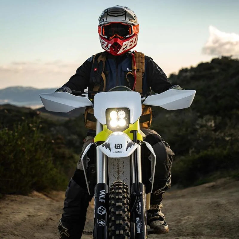 Baja Designs XL80 (D/C) Headlight Kit fits 2024-2025 Husqvarna FE350S / 2024 Husqvarna FE350W / 2024-2025 Husqvarna FE450 ...