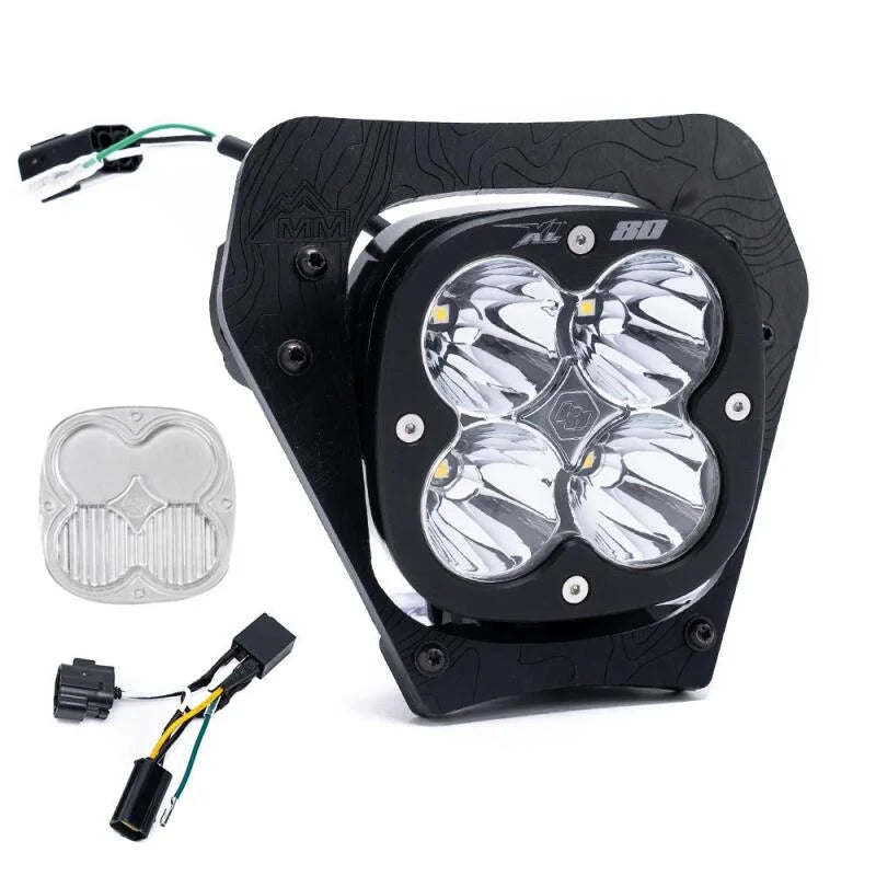 Baja Designs XL80 (D/C) Headlight Kit w/ Hi-Low Harness fits 2024-2025 Ktm 350 EXC-F / 2024 Ktm 350 Xw-f / 2024-2025 Ktm 4...