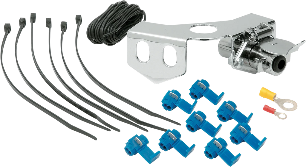 Ball Mount Trailer Hitch Receptacle Kit - Harley Davidson DragSpecialties 725558-BC324 - Main Product View