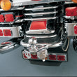 Load image into Gallery viewer, Ball Mount Trailer Hitch Receptacle Kit - Harley Davidson DragSpecialties 725558-BC324 - Side View