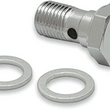Load image into Gallery viewer, Banjo Bolt - 3/8"-24 x 3/4" Minus Head DragSpecialties 107 - Side View