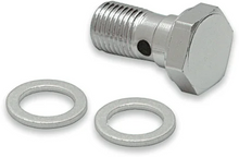 Load image into Gallery viewer, Banjo Bolt - 3/8"-24 x 3/4" Minus Head DragSpecialties 107 - Side View