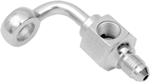 Banjo Fitting - 3/8" x AN3 - 90° - Short DragSpecialties 304 - Main Product View
