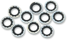 Load image into Gallery viewer, Banjo Washers - 3/8&quot;/10mm DragSpecialties 348014HC-3 - Side View