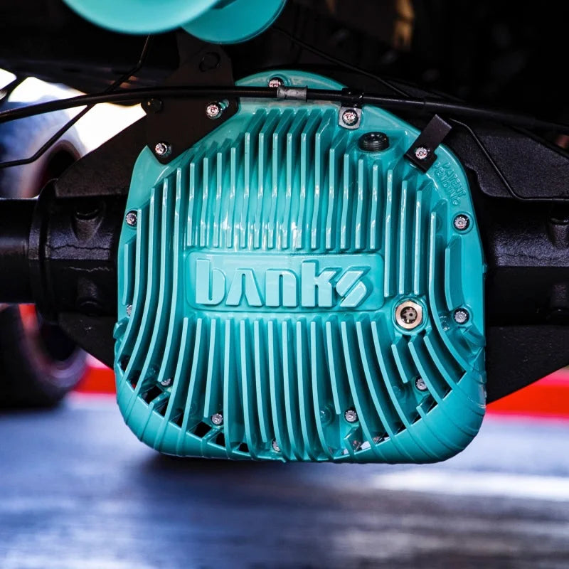 Banks Power 01-18 GM / RAM Natural Differential Cover Kit 11.5/11.8-14 Bolt - Installation View