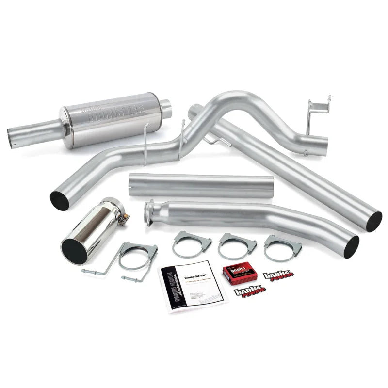 Banks Power 02 Dodge 5.9L Std Cab Git-Kit - SS Single Exhaust w/ Chrome Tip - Main Product View