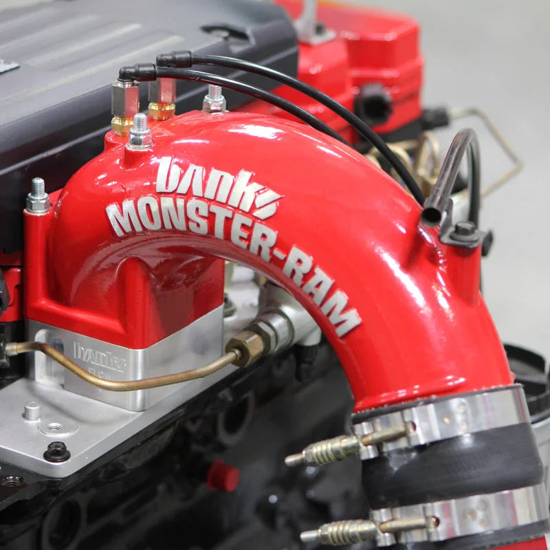 Banks Power 03-07 Dodge 5.9L Monster-Ram Intake w/ Boost Tube - Installation View