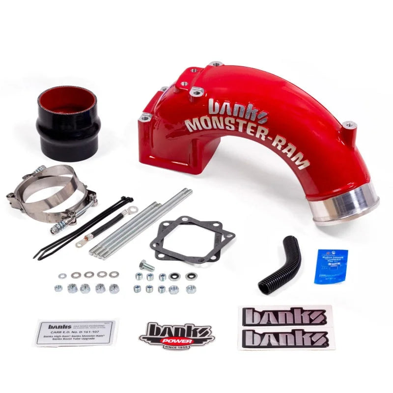 Banks Power 03-07 Dodge 5.9L w/ Stock Intercooler Monster-Ram Intake System - Back View