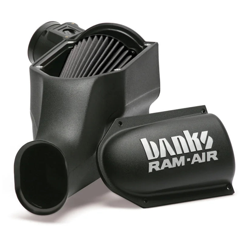 Banks Power 03-07 Ford 6.0L Ram-Air Intake System - Dry Filter - Installation View