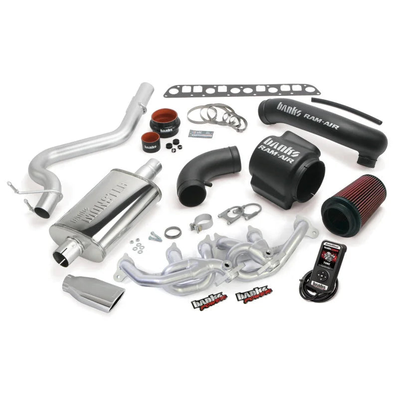Banks Power 04-06 Jeep 4.0L Wrangler PowerPack System - Side View