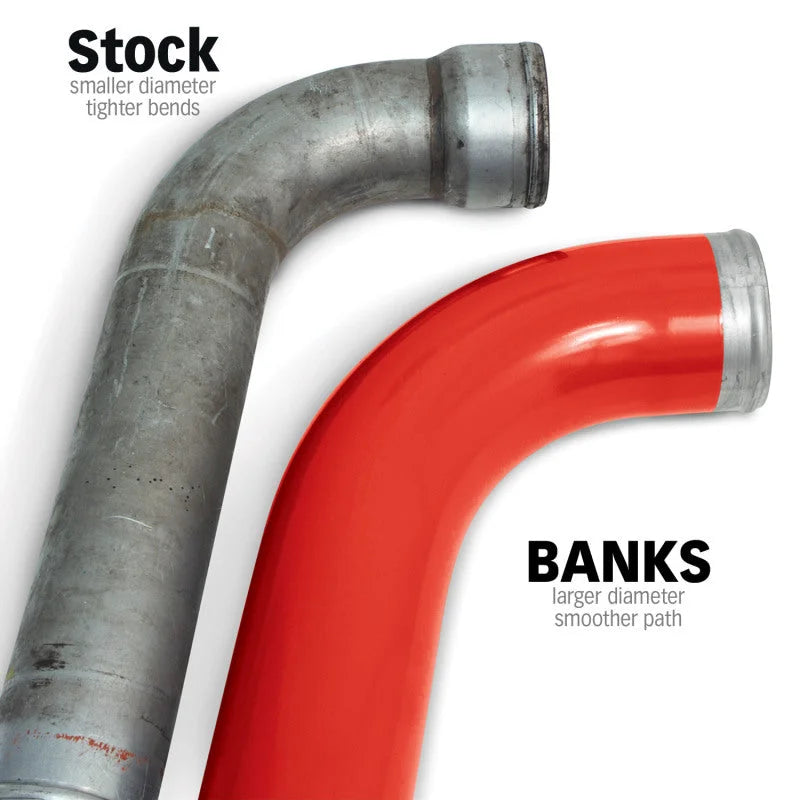 Banks Power 07-09 Ram 6.7L Diesel Boost Tube System - Back View