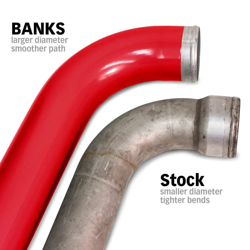 Banks Power 07-09 Ram 6.7L Diesel Boost Tube System - Driver Side - Detail View