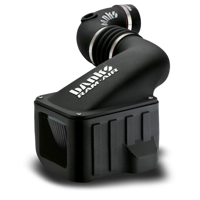 Banks Power 07-10 Chevy 6.6L LMM Ram-Air Intake System - Dry Filter - Installation View