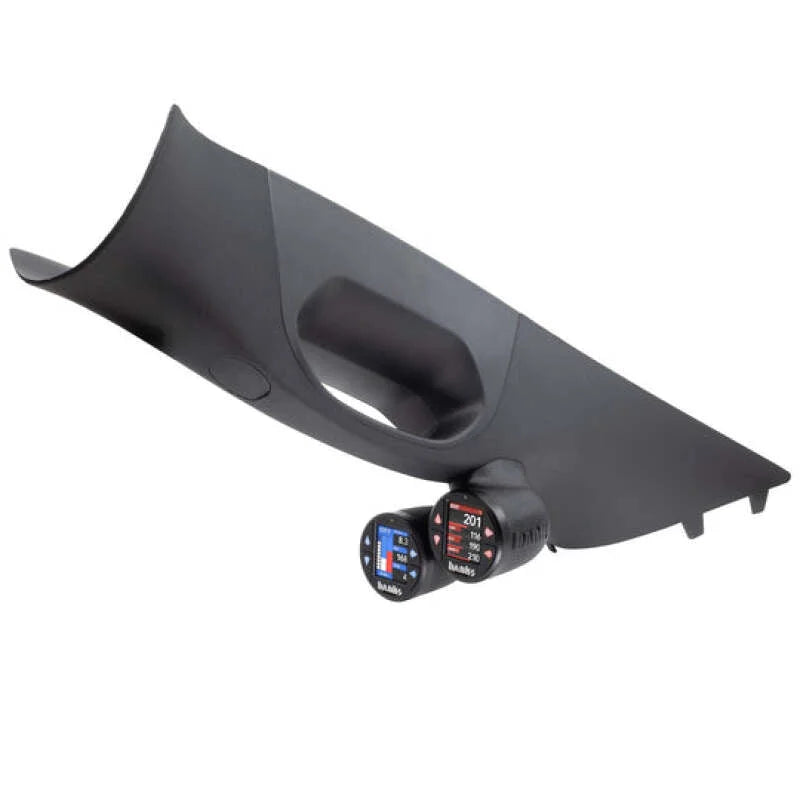 Banks Power 09-18 Dodge RAM 1500 iDash Stealth Pod Mounts - Dual Gauge - Side View