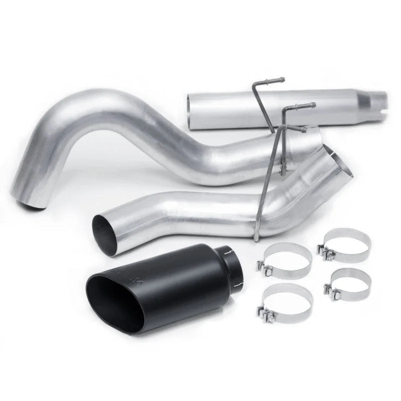 Banks Power 10-12 Ram 2500/3500 6.7L CCSB/MCSB 5in Monster Exhaust System w/ SideKick SS Black Tip - Detail View