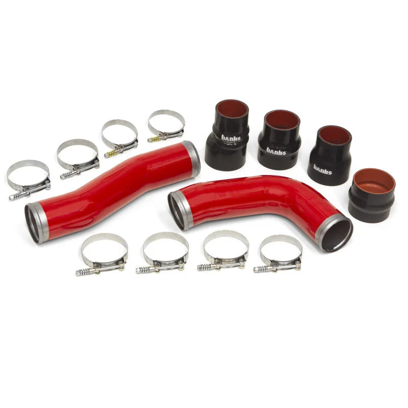 Banks Power 10-12 Ram 6.7L Diesel OEM Replacement Cold Boost Tubes - Red - Main Product View