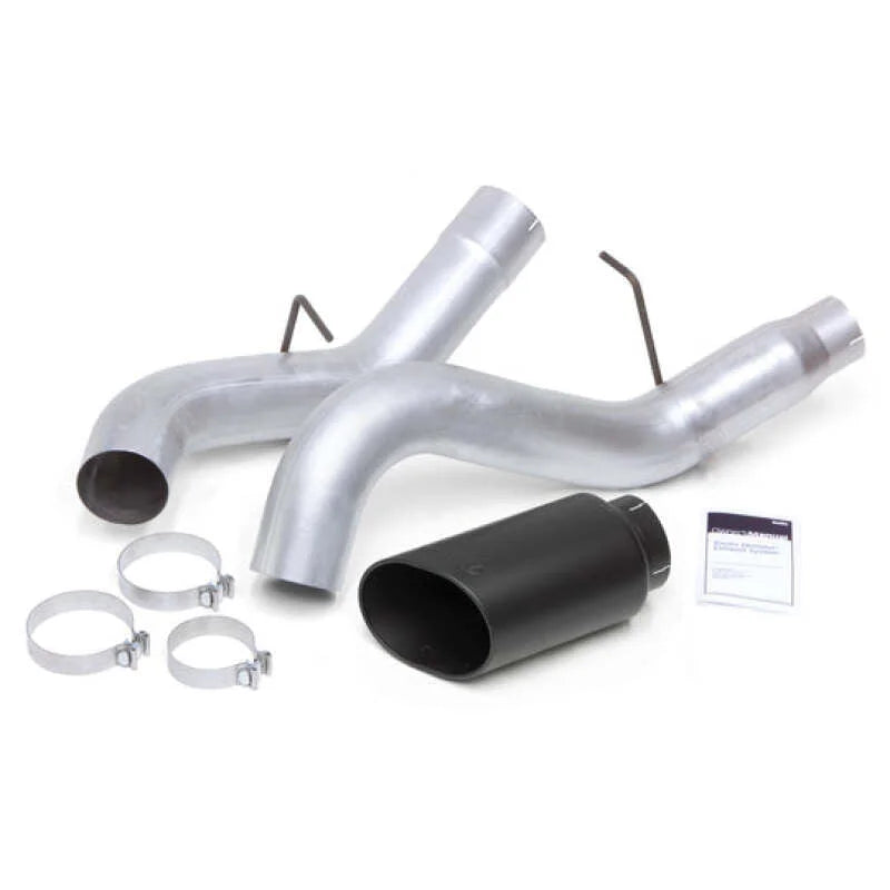 Banks Power 11-15 Chevrolet Silverado 6.6L LML 5in Monster Exhaust w/ SideKick S/S Black Tip - Installation View