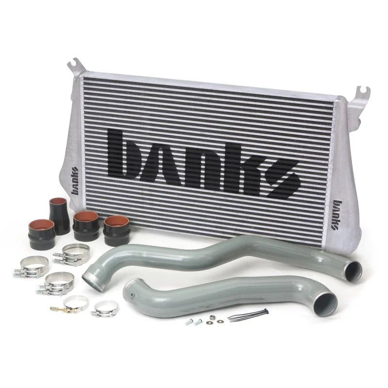 Banks Power 11-16 Chevy/GMC 6.6L Duramax Techni-Cooler System w/ Boost Tubes - Back View