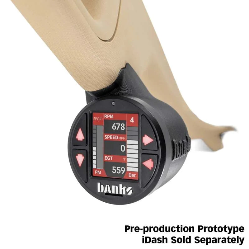 Banks Power 11-16 Ford F25/F350 Super Duty iDash Stealth Single Gauge Mount - Detail View