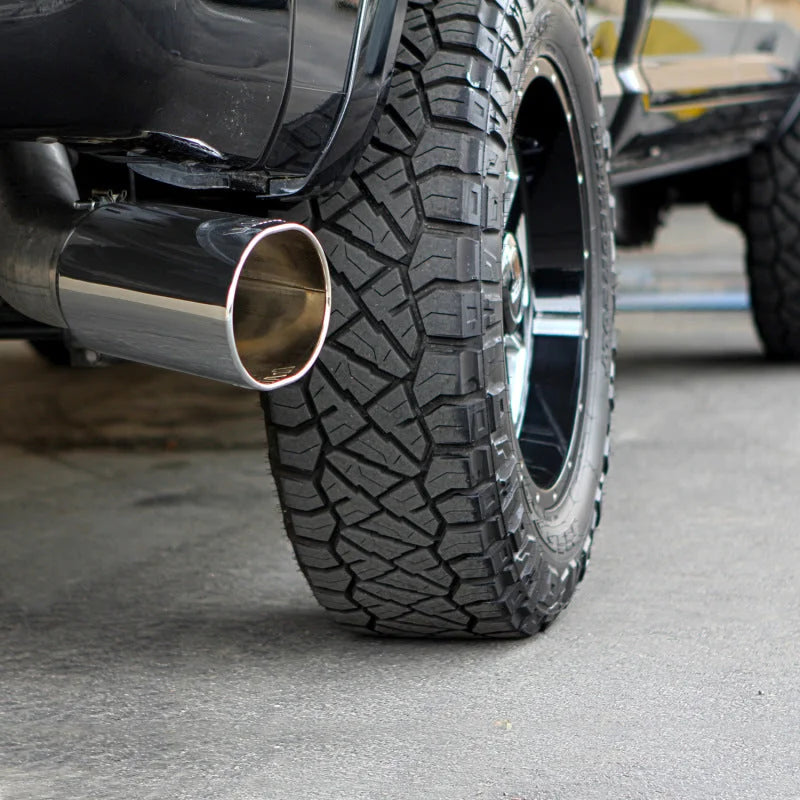 Banks Power 13-18 Ram 6.7L 5in Monster Exhaust System - Single Exhaust w/ SS Chrome Tip - Detail View