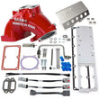 Load image into Gallery viewer, Banks Power 13-18 Ram 6.7L Diesel Monster-Ram Intake System Gen-2 w/Fuel Line - Red w/Heater System - Installation View