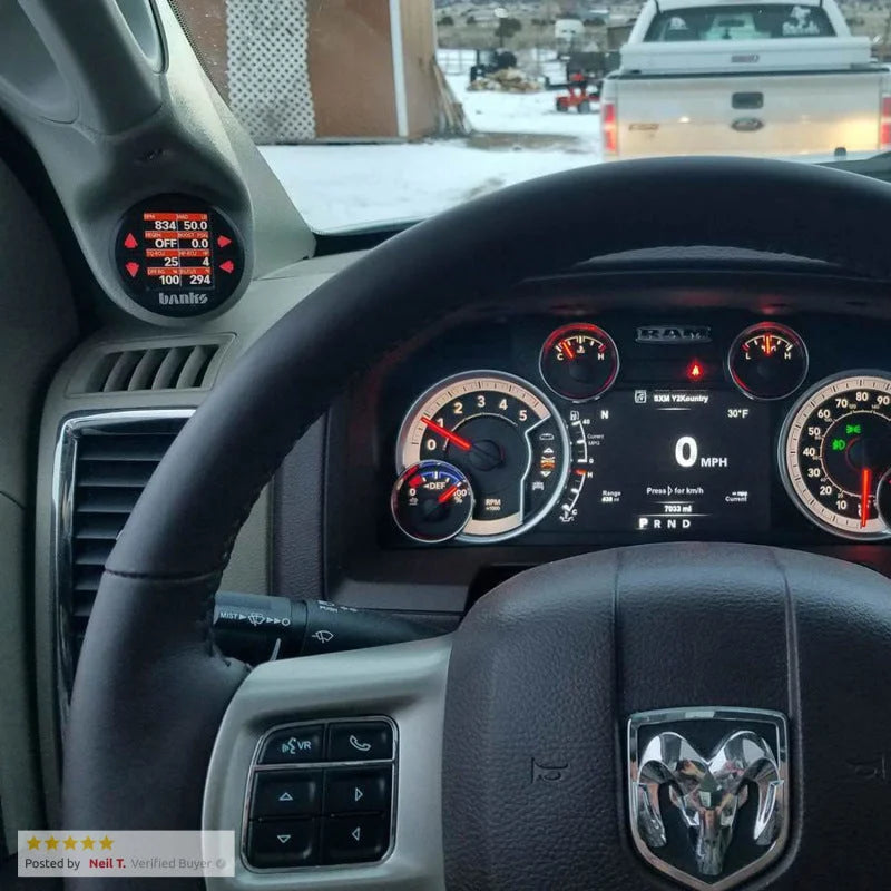 Banks Power 14-18 Jeep Grand Cherokee / Ram 1500 3.0L EcoDiesel Derringer Tuner (Gen 2) w/ iDash 1.8 - Additional View 9