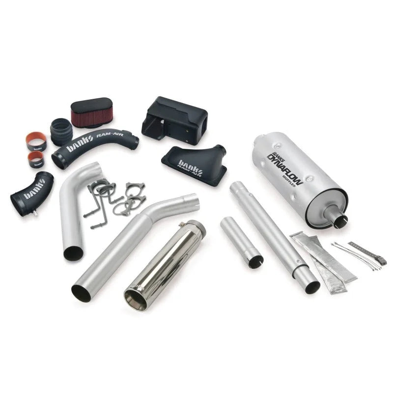 Banks Power 16-17 Ford 6.8L MH-A Stinger Bundle - SS Single Exhaust Right Exit w/ Chrome Tip - Main Product View