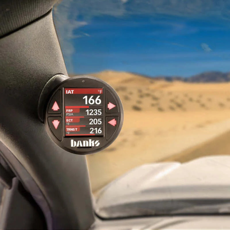 Banks Power 16-23 Toyota Tacoma - iDash Stealth Single Gauge Pod Kit - Installation View