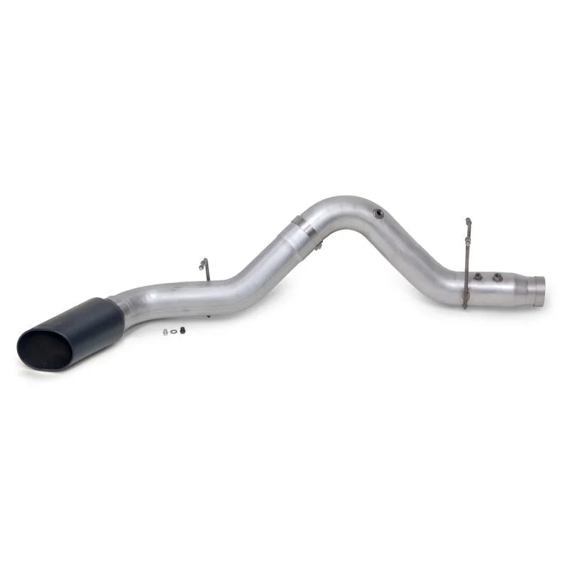 Banks Power 17-19 Chevy Duramax L5P 2500/3500 Monster Exhaust System w/ Black Tip - Side View