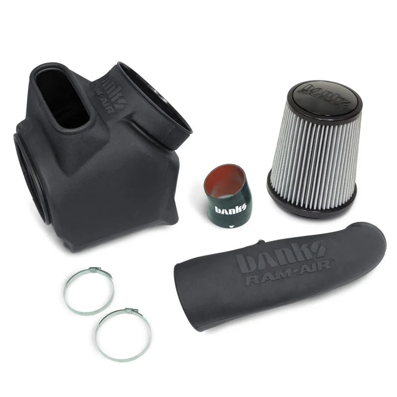 Banks Power 17-19 Chevy/GMC 2500 L5P 6.6L Ram-Air Intake System - Dry - Side View