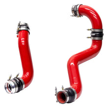Load image into Gallery viewer, Banks Power 17-19 Chevy/GMC 2500HD/3500HD Diesel 6.6L Boost Tube Upgrade Kit - Red - Side View
