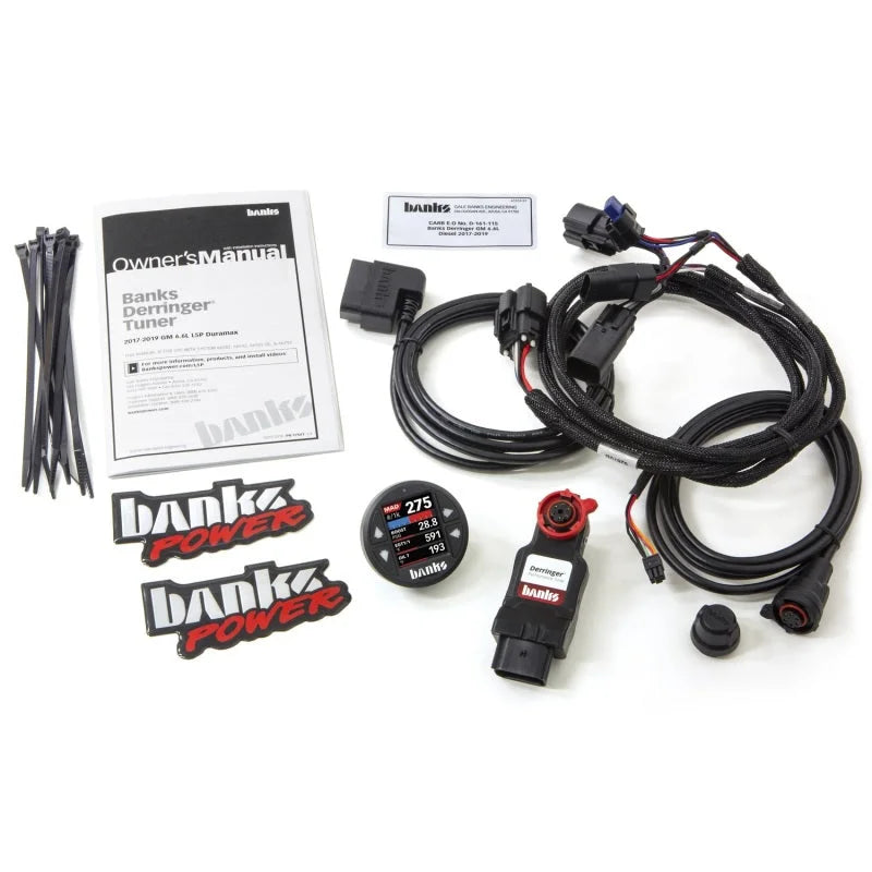 Banks Power 17-19 GM 2500 6.6L L5P Derringer Tuner (Gen 2) w/ 1.8in iDash - Side View