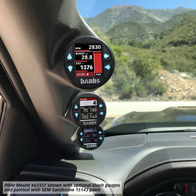 Banks Power 17-19 GM 2500 6.6L L5P Derringer Tuner (Gen 2) w/ 1.8in iDash - Installation View