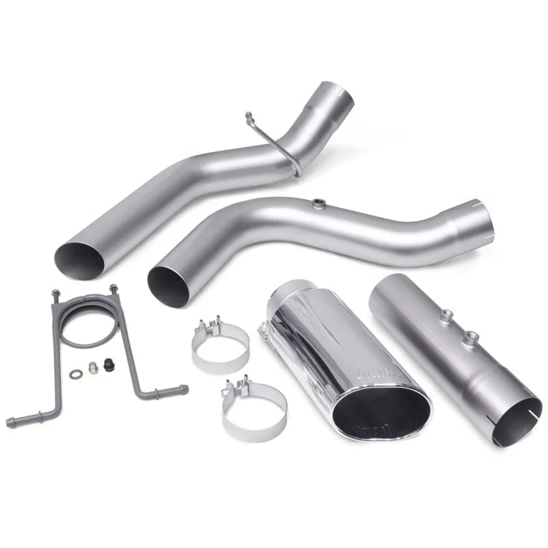 Banks Power 17+ GM Duramax L5P 2500/3500 Monster Exhaust System - SS Single Exhaust w/ Chrome Tip - Additional View 6