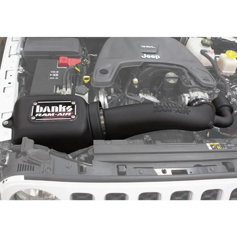 Banks Power 18-20 Jeep 3.6L Wrangler (JL) Ram-Air Intake System - Side View