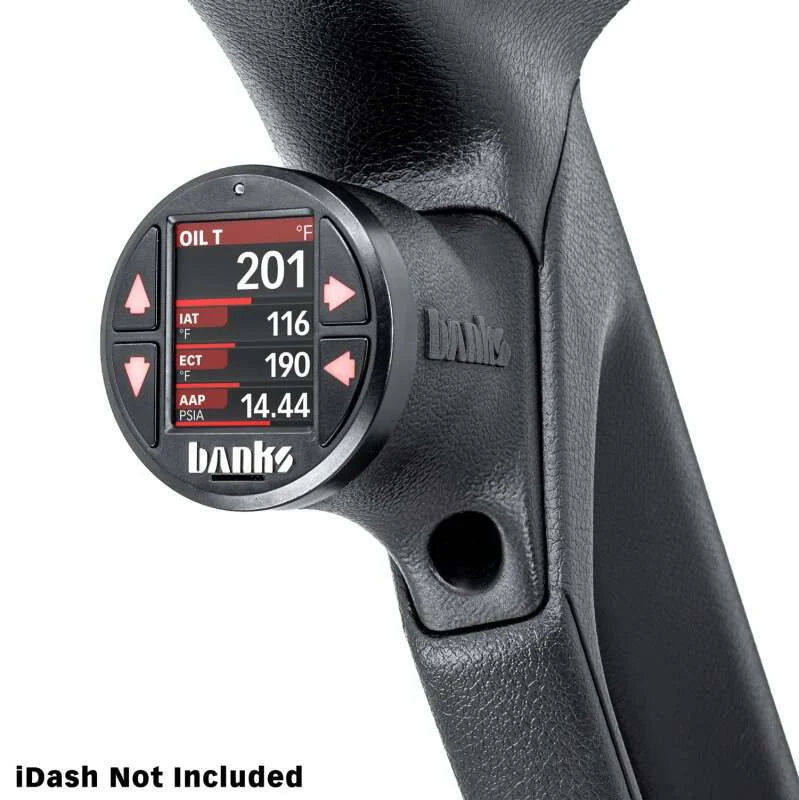 Banks Power 18-23 Jeep Wrangler/Gladiator - iDash Stealth Single Gauge Pod Kit - Additional View 5