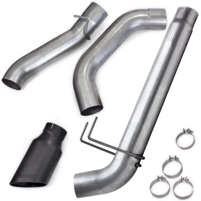 Banks Power 19-23 Dodge RAM 6.7L 5.0in Monster Exhaust w/ SideKick Black Tip - Installation View