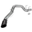 Load image into Gallery viewer, Banks Power 19-23 Dodge RAM Monster Exhaust 5.0in Single 6.7L MCSB DRW w/ SideKick Black Tip - Main Product View