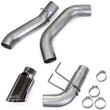 Load image into Gallery viewer, Banks Power 19-23 Dodge Ram Crew Cab 6.7L Cummins Monster Exhaust - SS Single Exhaust w/ Chrome Tip - Back View